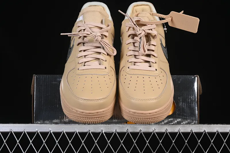 All categories Nk Air Force 1 Air Force Series Nk Air Force 1 Low Off-White x Nike Air Force 1 Low "Sesame" Sesame OW joint Air Force 1 low-top casual sneakers FD6900-200
